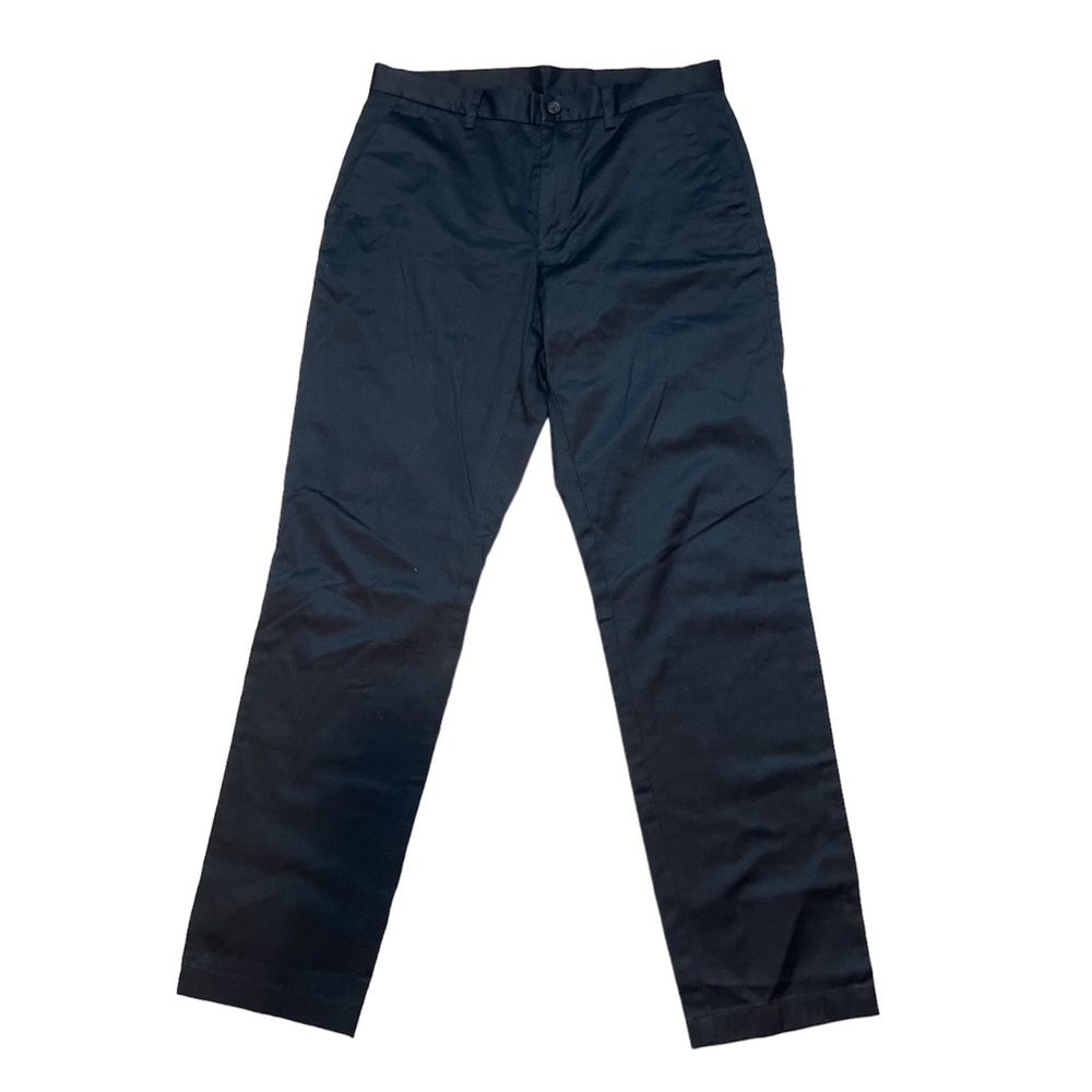 Michael Kors Mens Navy Tailored Fit Pants Size 30/32